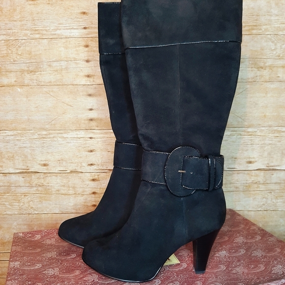Sofft Steffi Knee-high Suede Boots, 7 - Picture 3 of 15